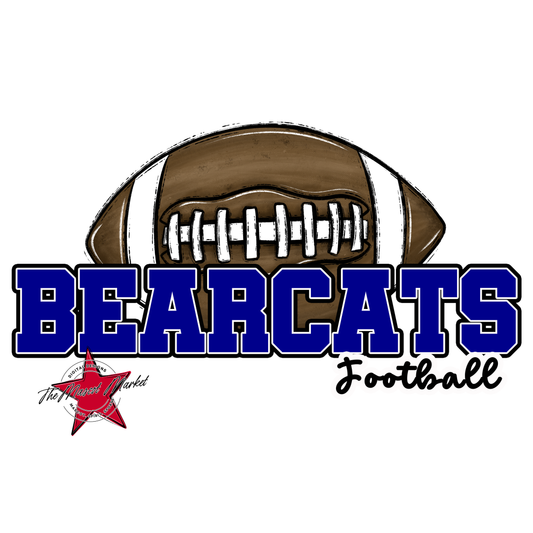 Bearcats Varsity Football Design-Blue