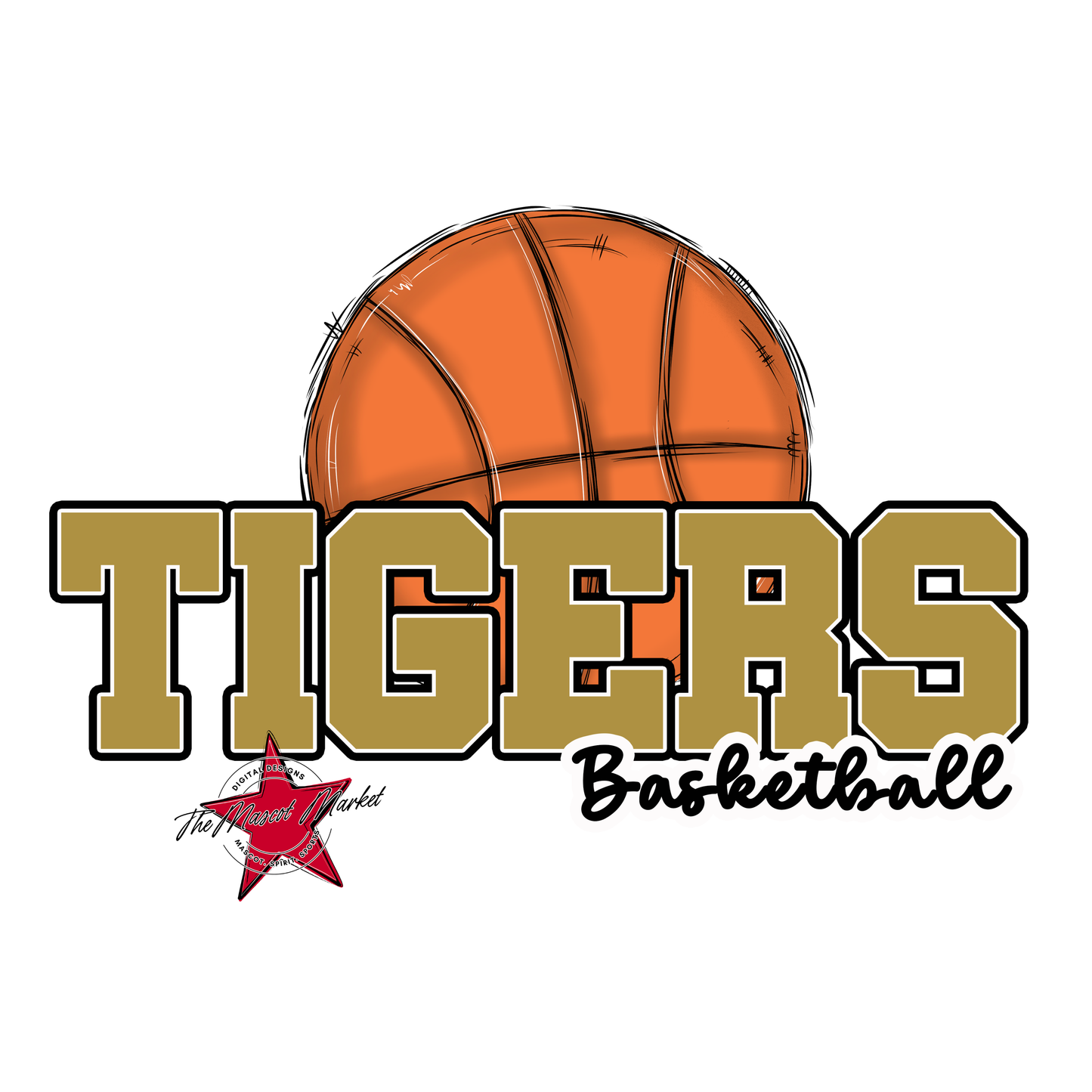 Tigers Varsity Basketball-Gold