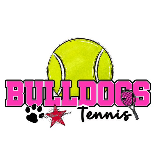 Bulldogs Varsity Tennis-Pink