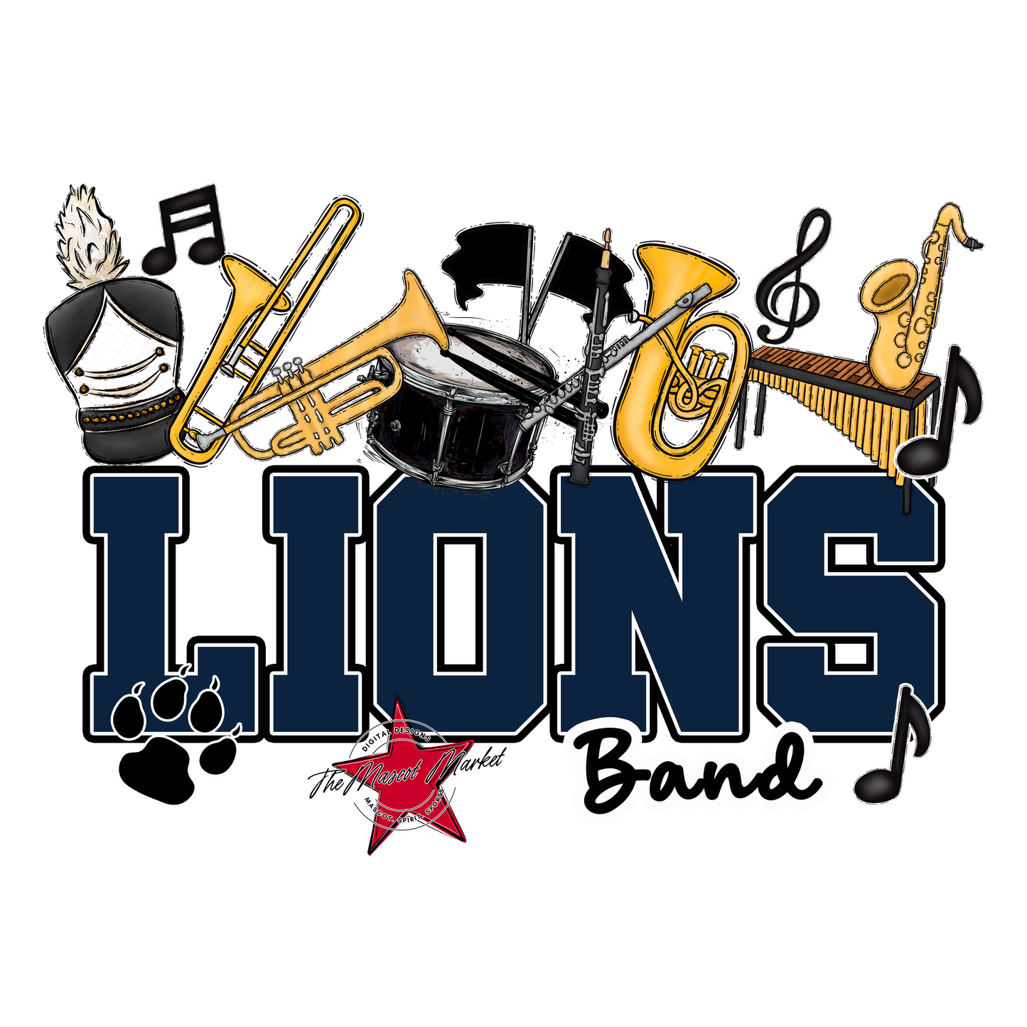 Lions Varsity Band-Navy