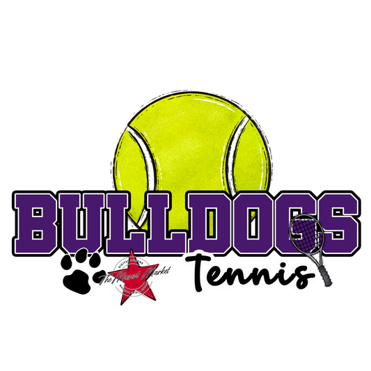 Bulldogs Varsity Tennis-Purple