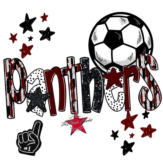 Panthers Soccer Scrape-Maroon