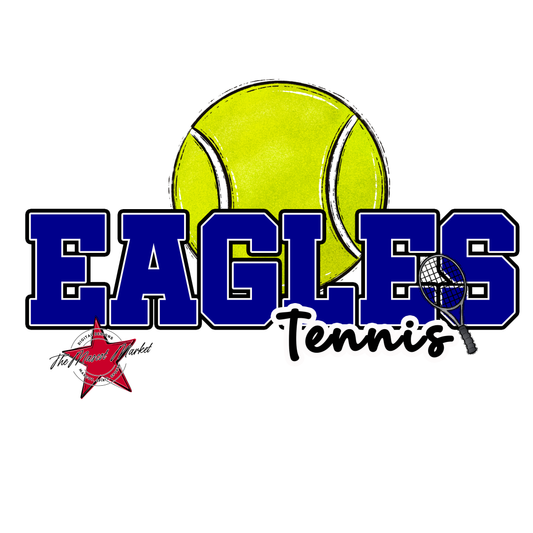 Eagles Varsity Tennis Design-Blue