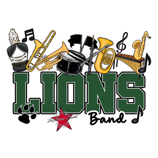 Lions Varsity Band-Green