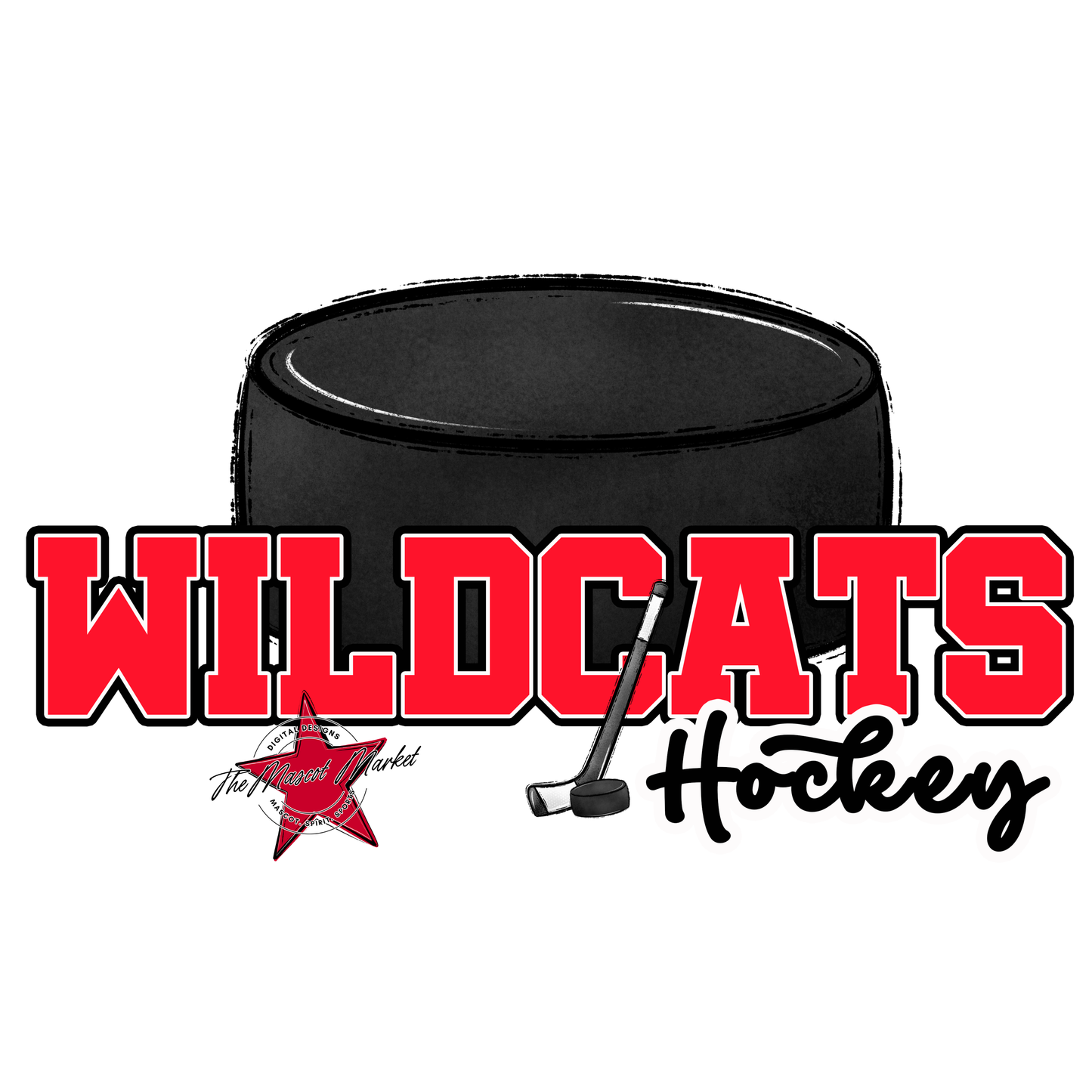 Wildcats Varsity Hockey-Bright Red