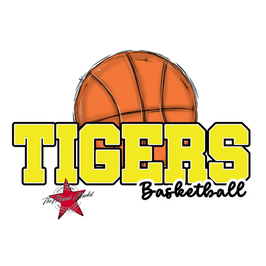 Tigers Varsity Basketball-Bright Yellow