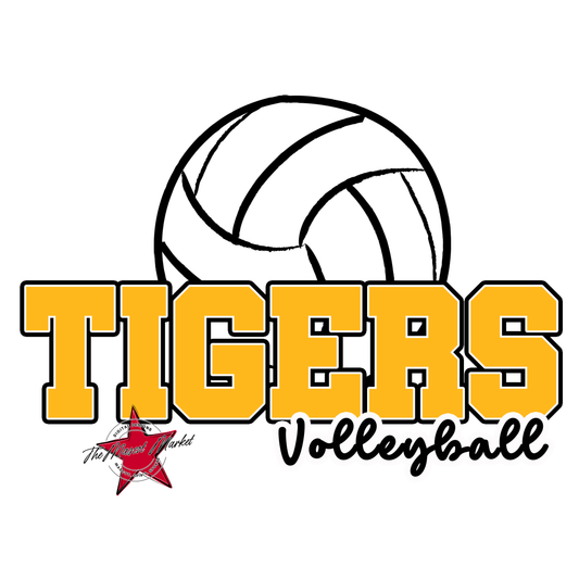 Tigers Varsity Volleyball-Yellow