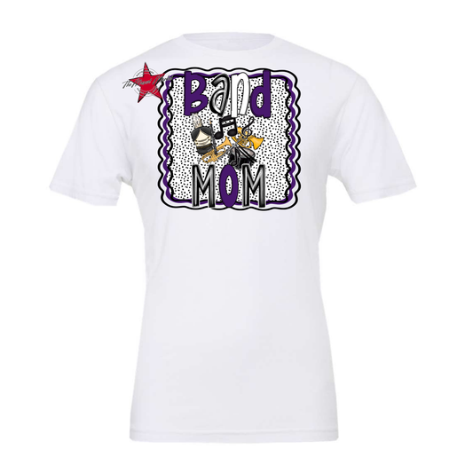Band Mom Dot Design-Purple