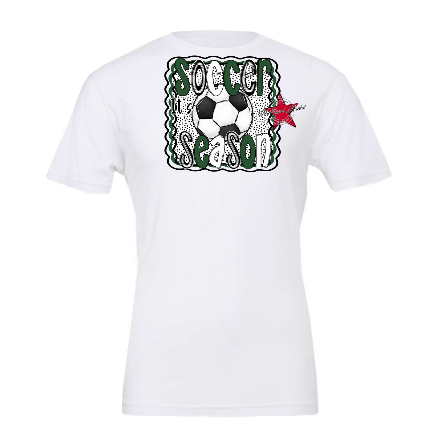 It's Soccer SeasonDot Design-Green