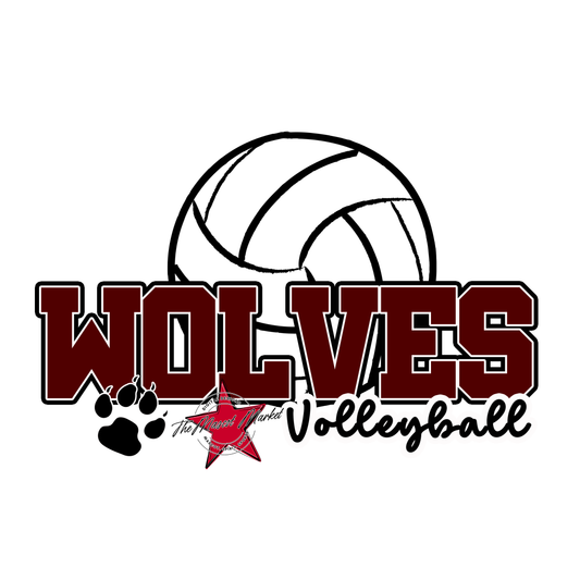 Wolves Varsity Volleyball-Maroon