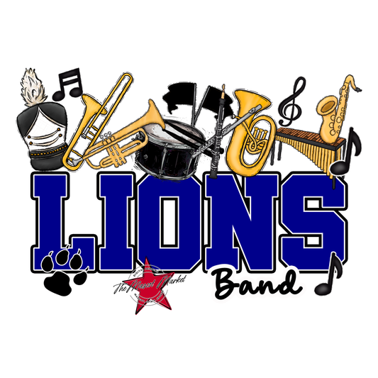 Lions Varsity Band-Blue