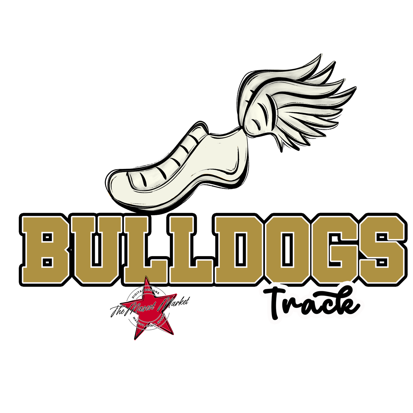 Bulldogs Varsity Track-Gold