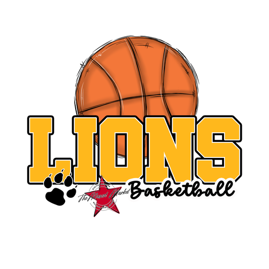 Lions Varsity Basketball-Yellow