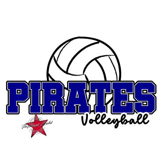 Pirates Varsity Volleyball-Blue