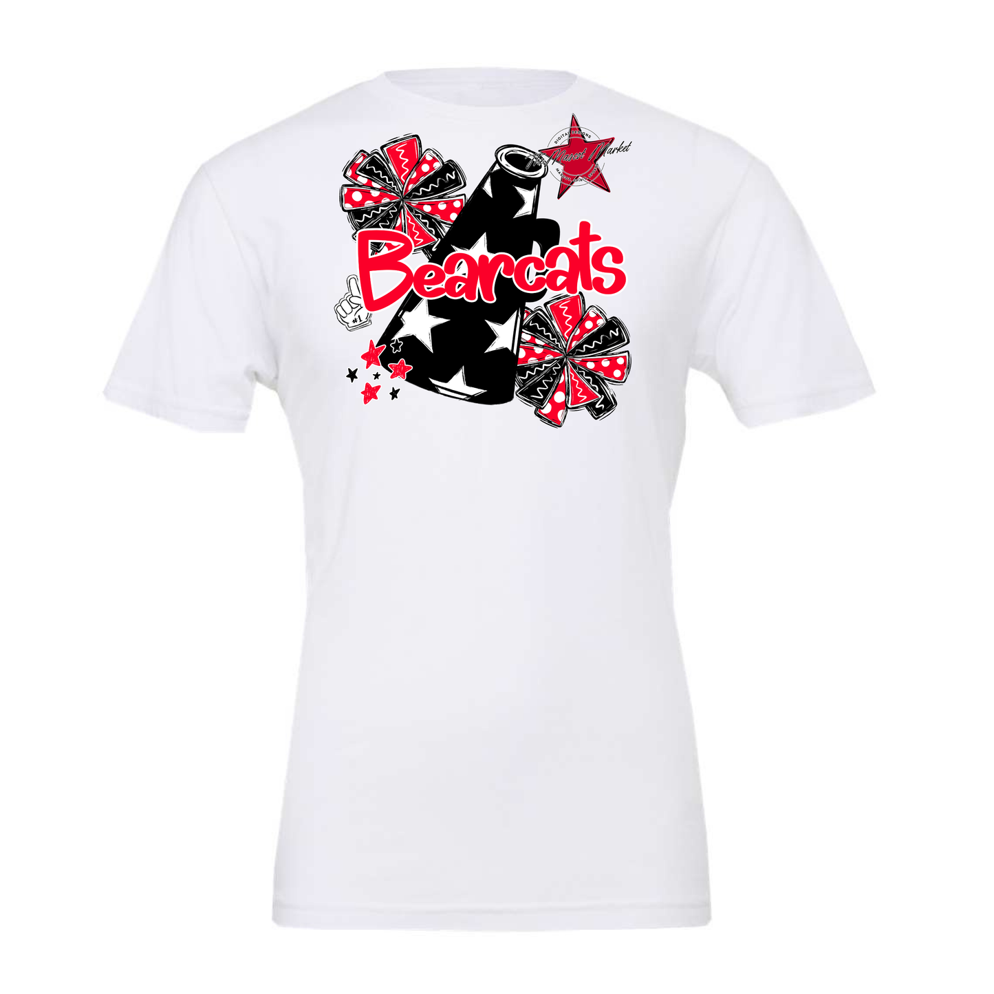 Bearcats Alpha Cheer Megaphone-Red