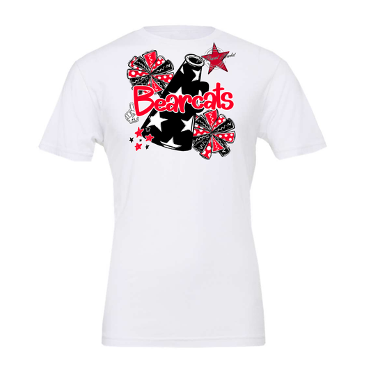 Bearcats Alpha Cheer Megaphone-Red