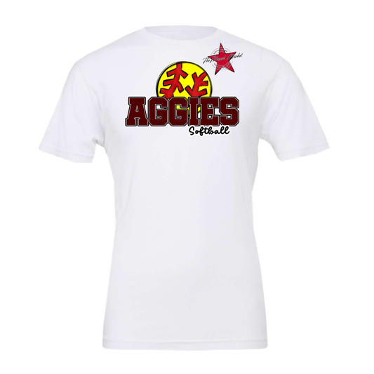 Aggies Varsity Softball Design-Maroon