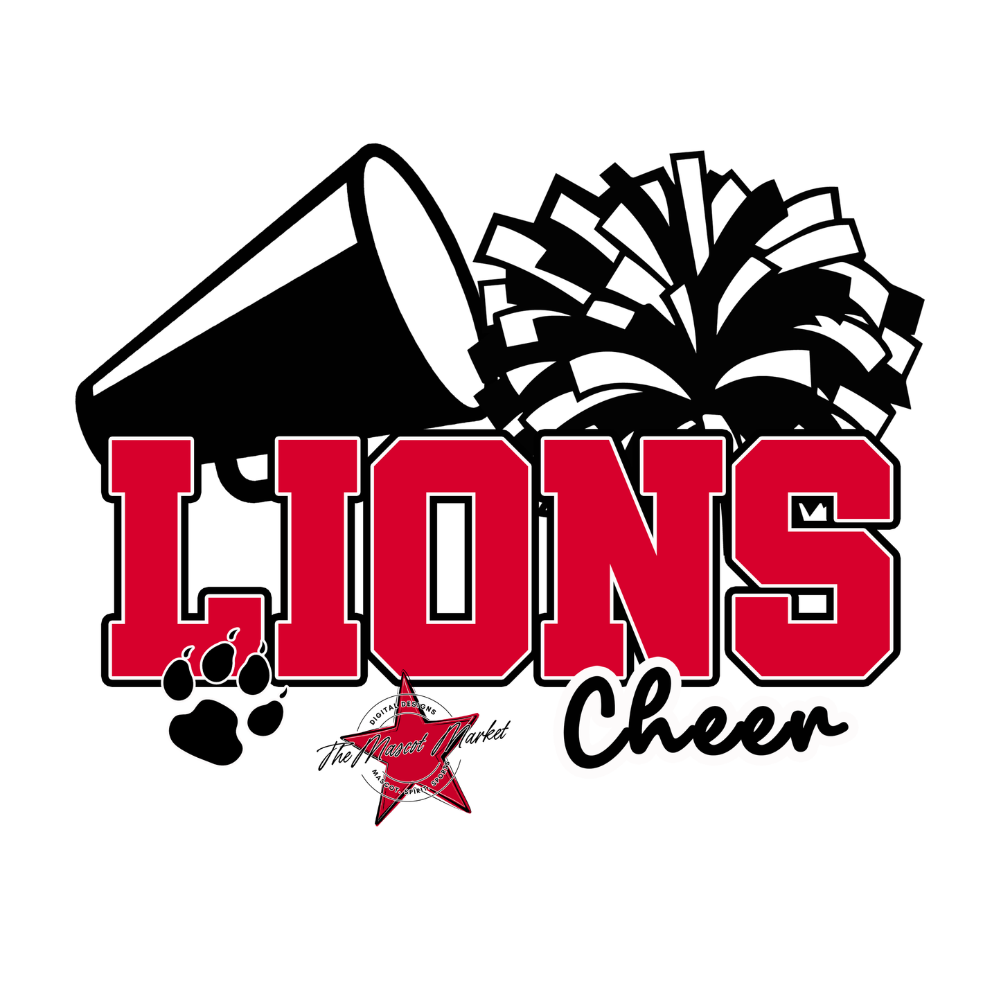 Lions Varsity Cheer-Red