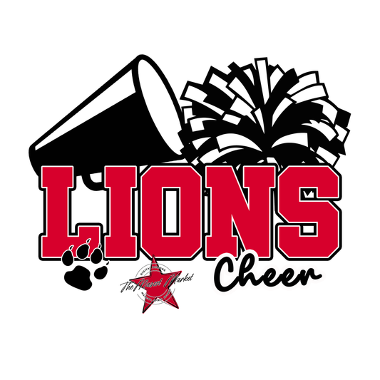 Lions Varsity Cheer-Red