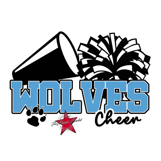 Wolves Varsity Cheer-Carolina Blue