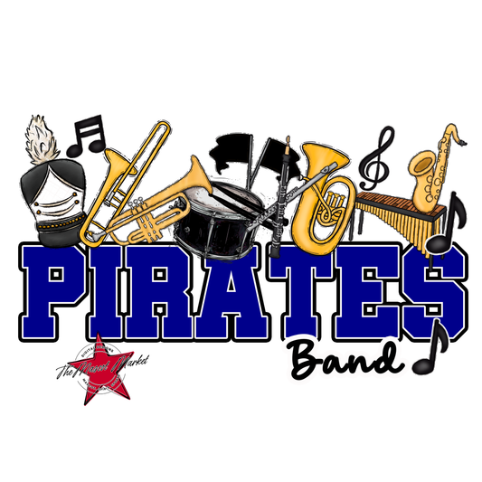 Pirates Varsity Band-Blue