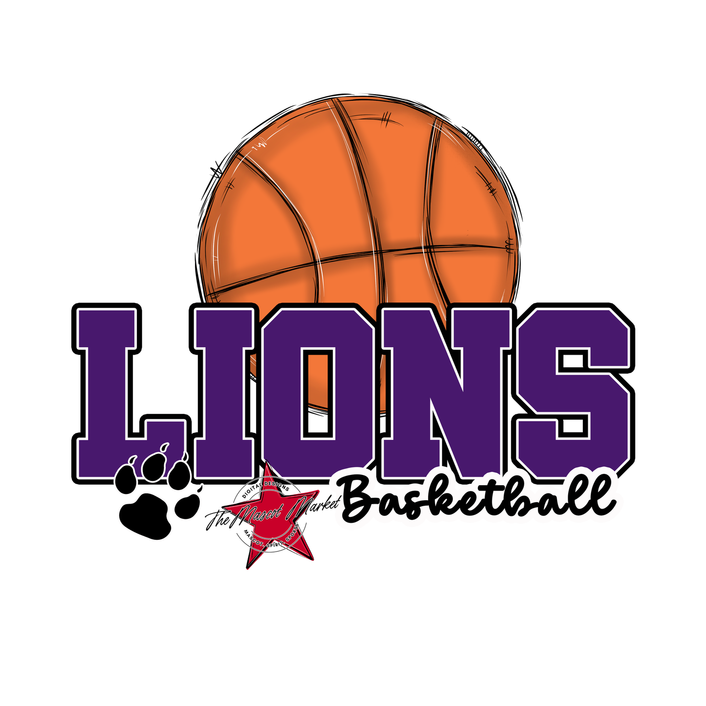 Lions Varsity Basketball-Purple