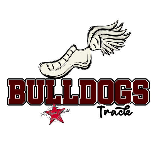 Bulldogs Varsity Track-Maroon