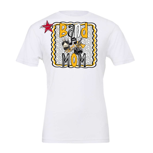 Band Mom Dot Design-Yellow