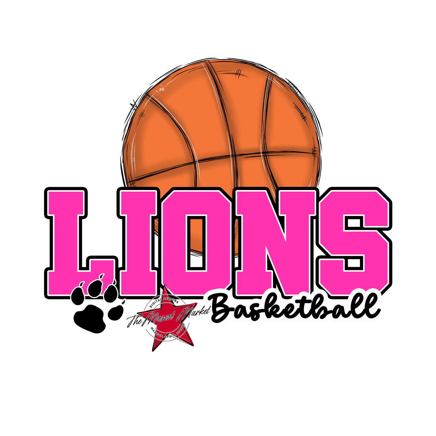 Lions Varsity Basketball-Pink