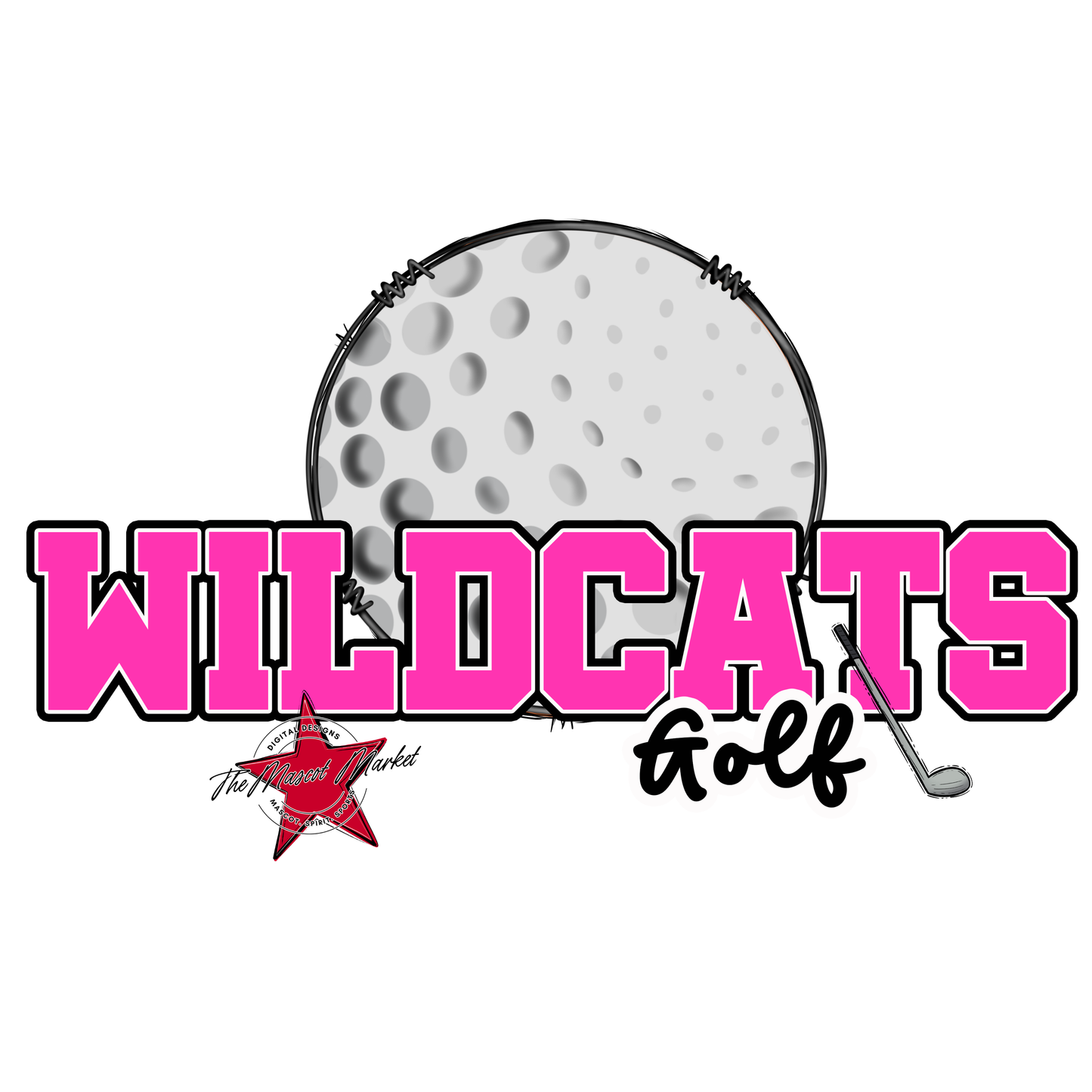 Wildcats Varsity Golf-Pink