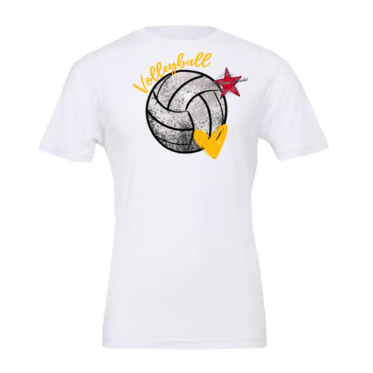 Volleyball Sequins-Yellow