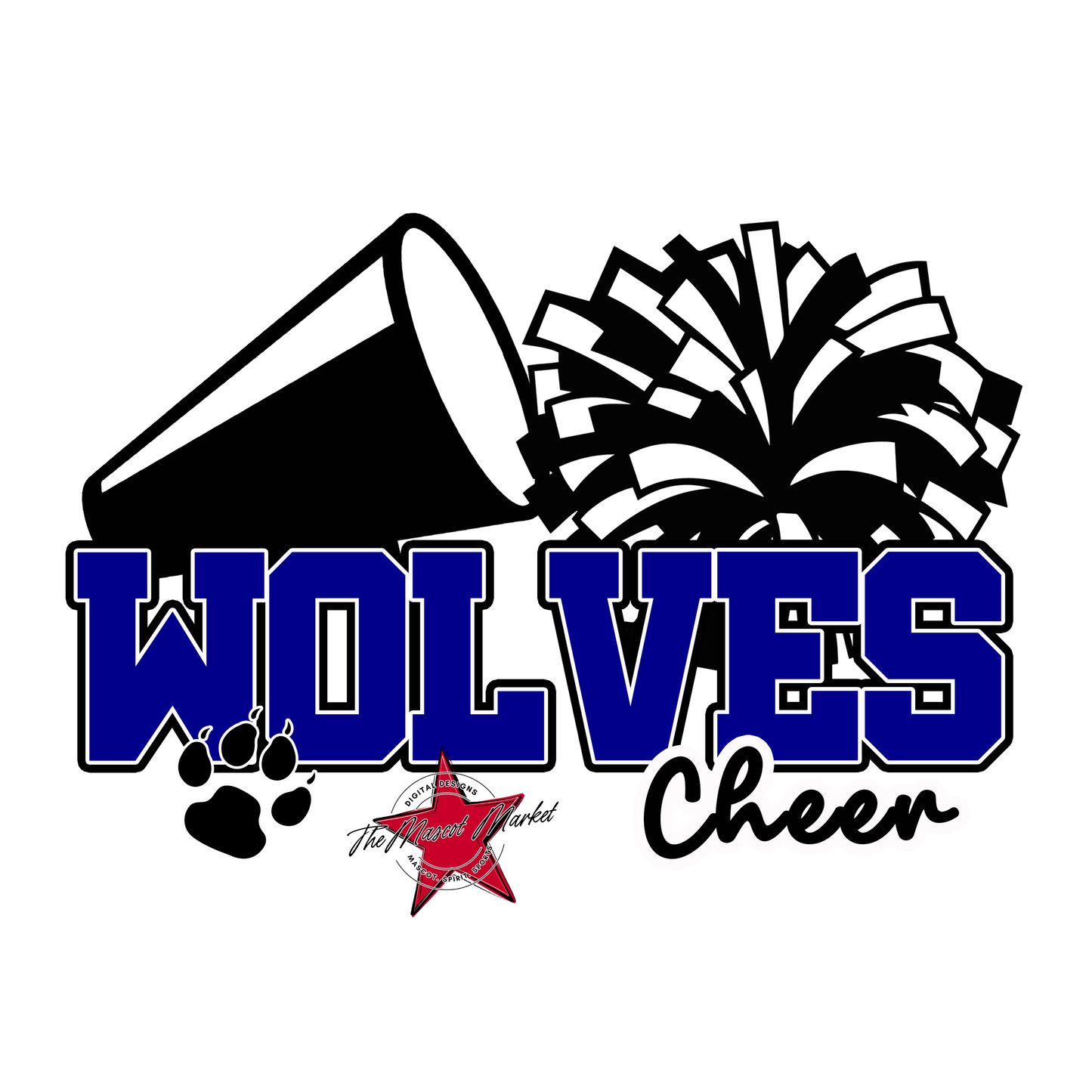 Wolves Varsity Cheer-Blue