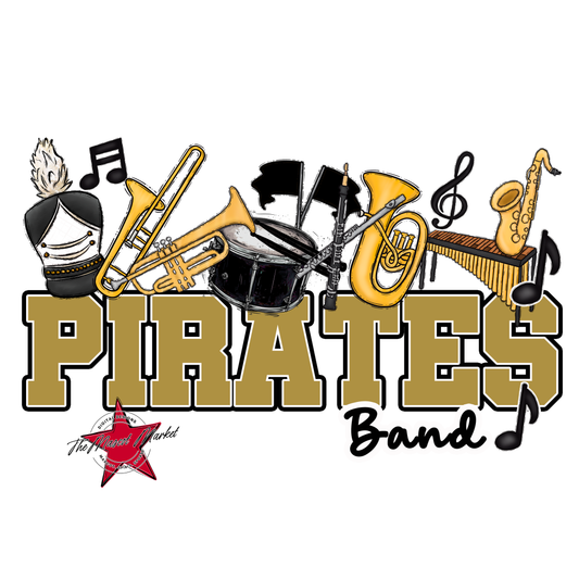 Pirates Varsity Band-Gold