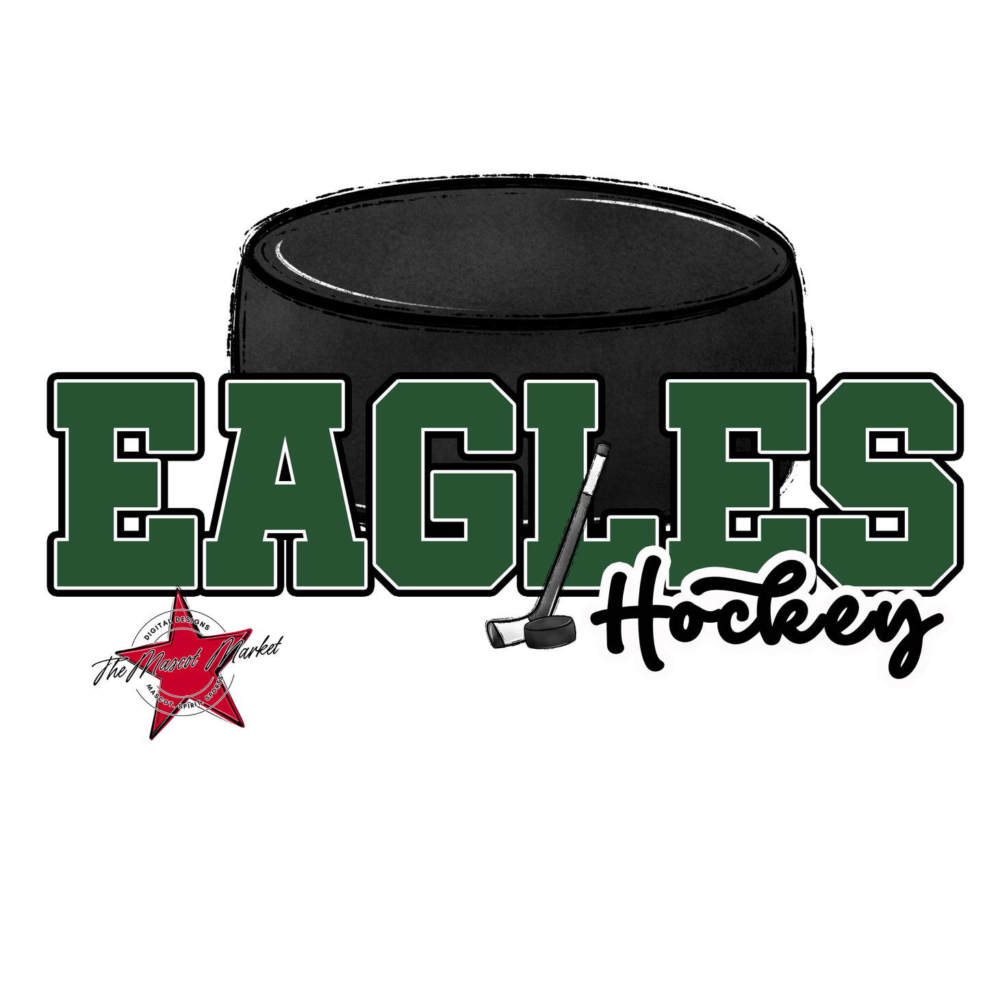 Eagles Varsity Hockey Design-Green
