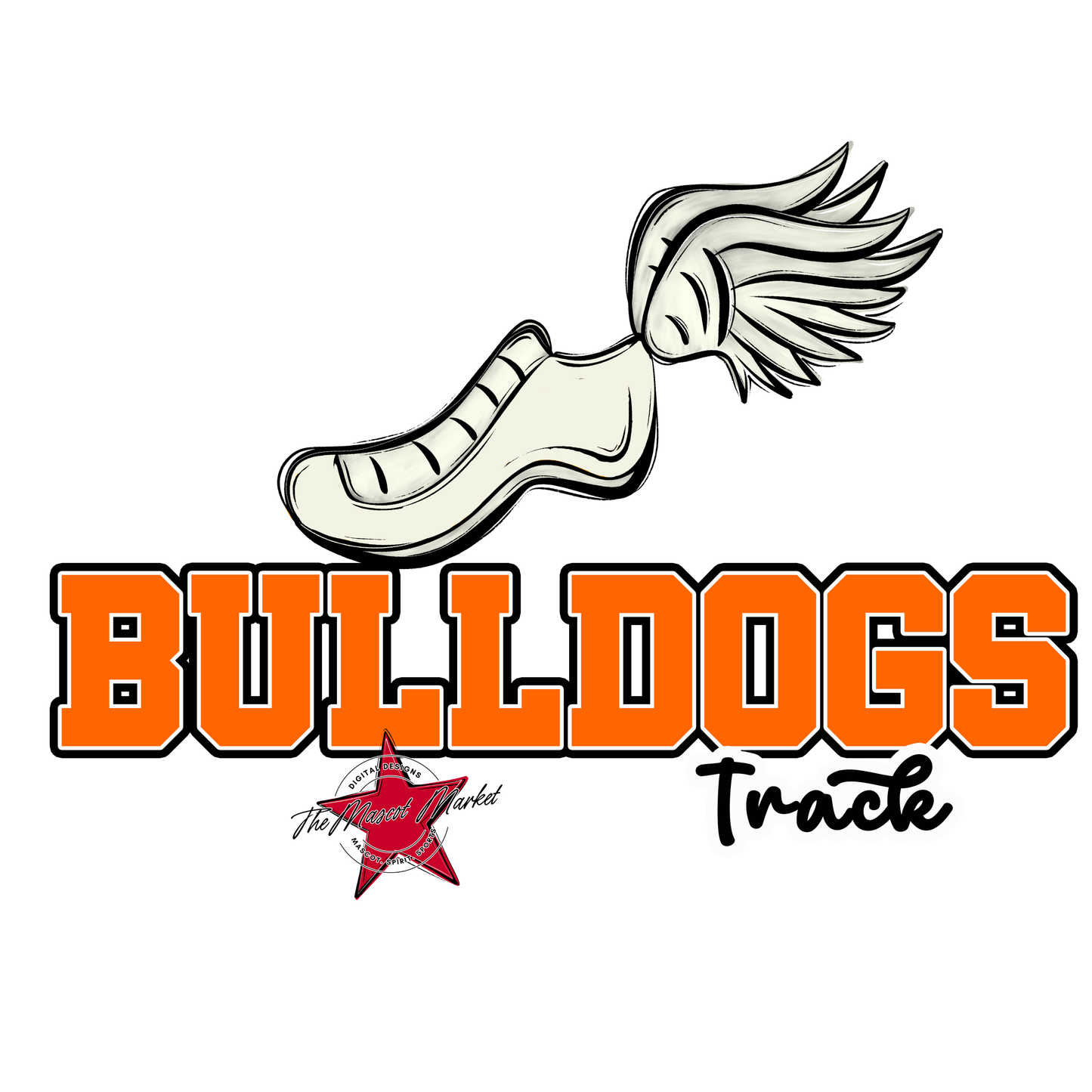Bulldogs Varsity Track-Orange