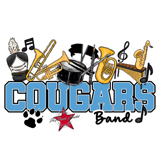 Cougars Varsity Band-Carolina Blue