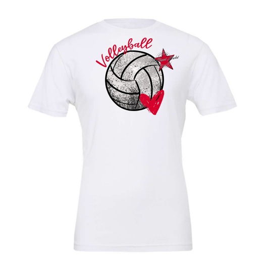 Volleyball Sequins-Red