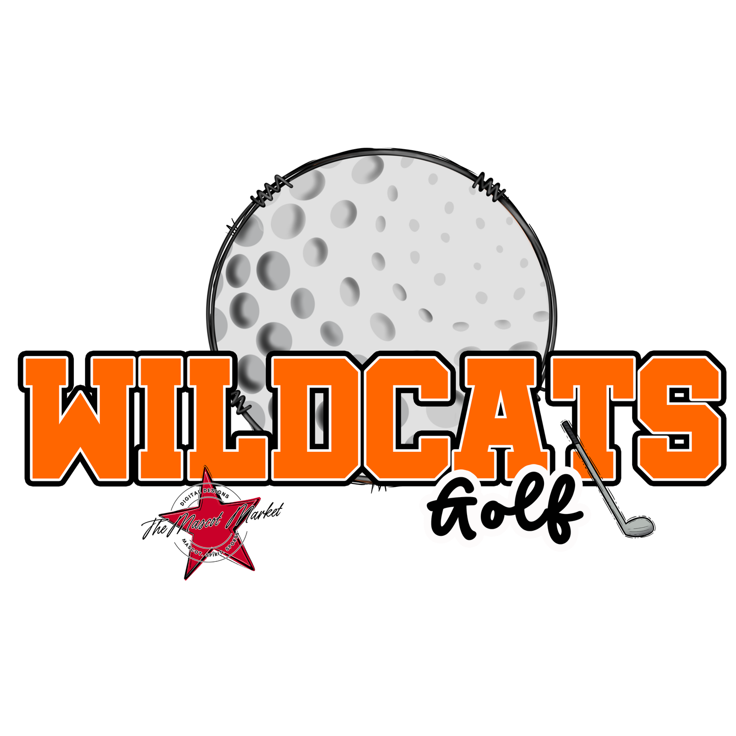 Wildcats Varsity Golf-Orange