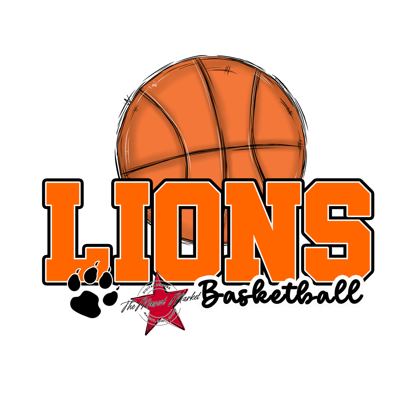 Lions Varsity Basketball-Orange