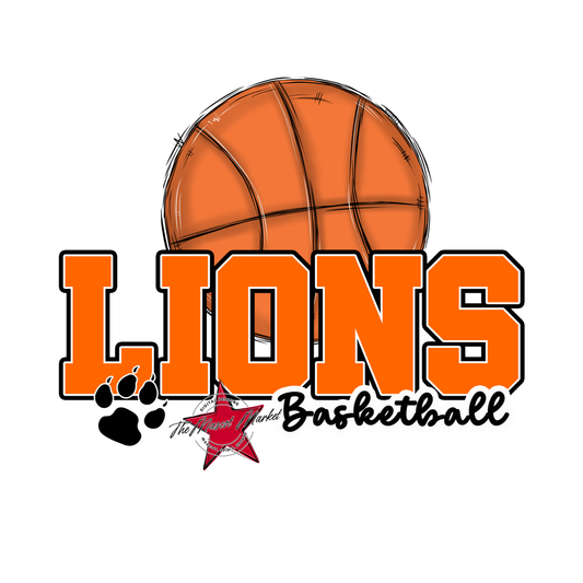 Lions Varsity Basketball-Orange