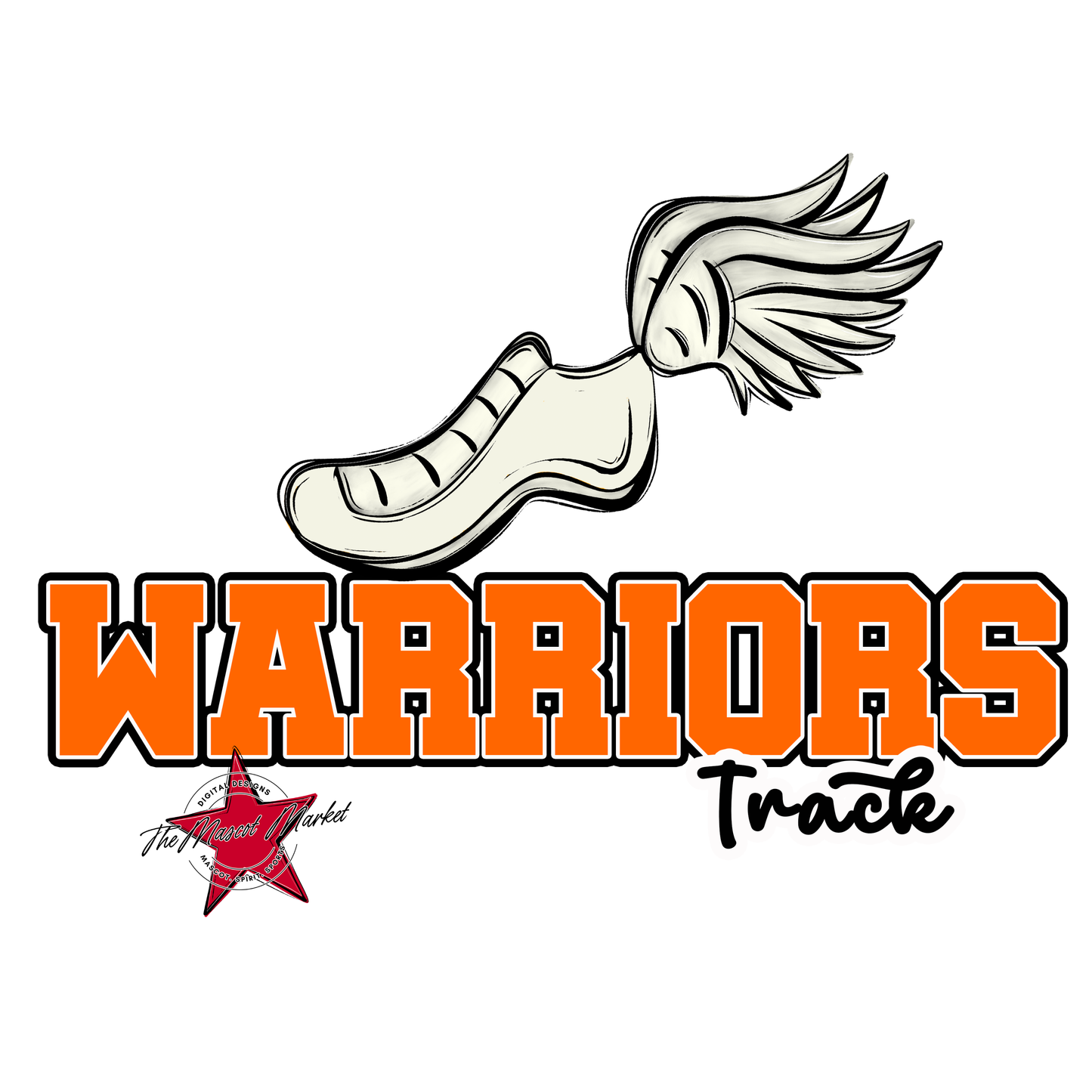 Warriors Varsity Track-Orange