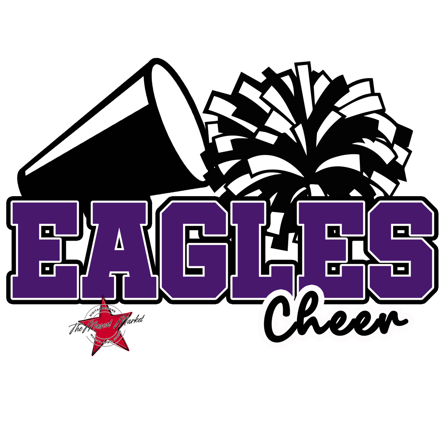 Eagles Varsity Cheer Design-Purple
