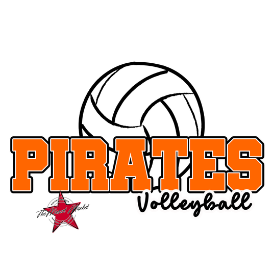 Pirates Varsity Volleyball-Orange