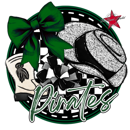 Pirates Circle Drillteam Design-Green