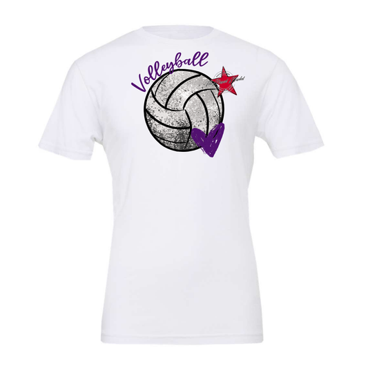 Volleyball Sequins-Purple