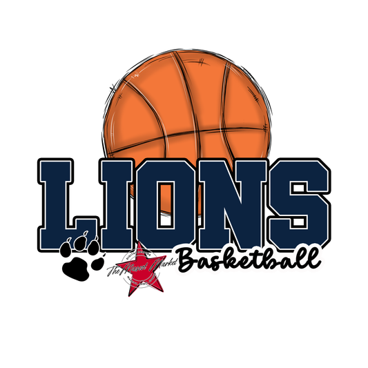 Lions Varsity Basketball-Navy