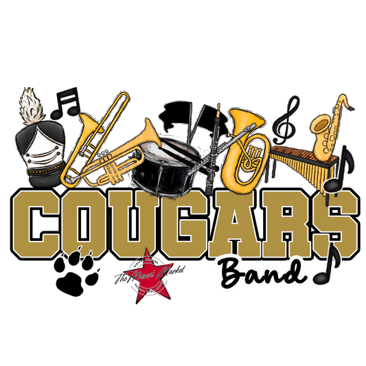 Cougars Varsity Band-Gold