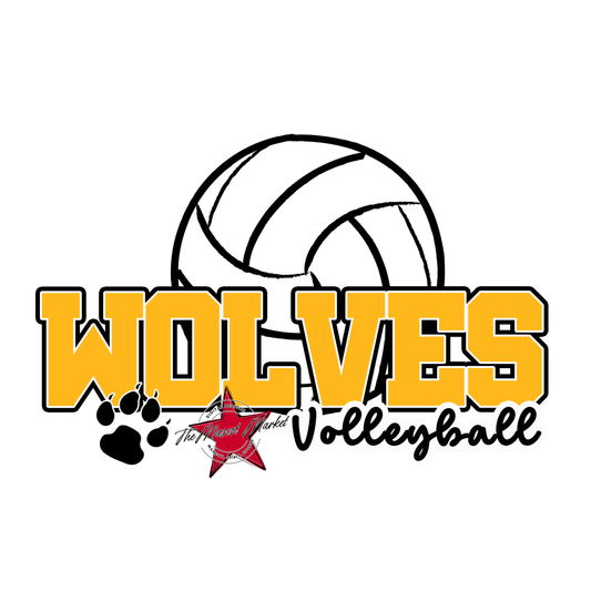 Wolves Varsity Volleyball-Yellow