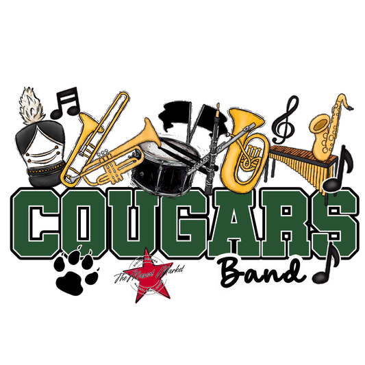 Cougars Varsity Band-Green