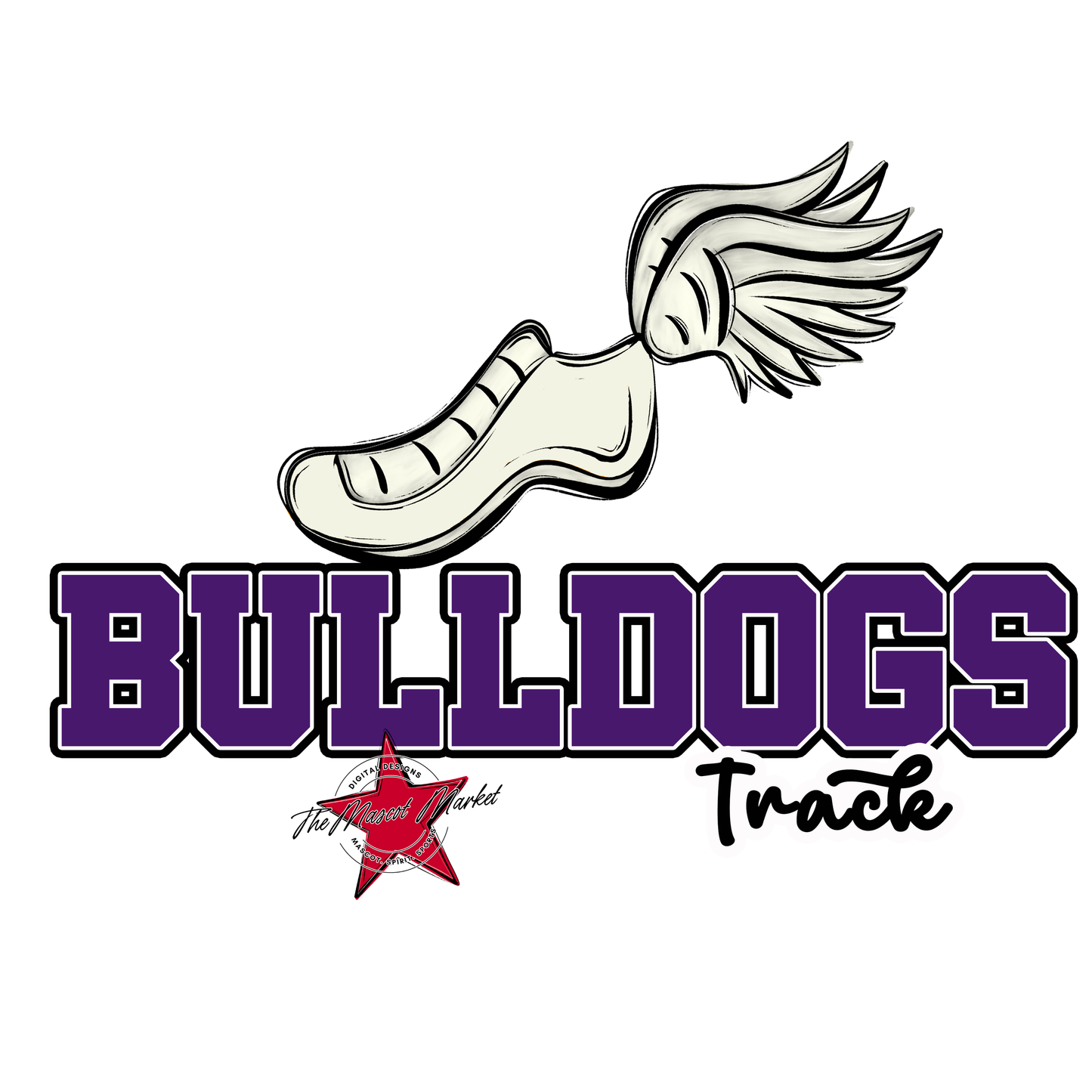 Bulldogs Varsity Track-Purple